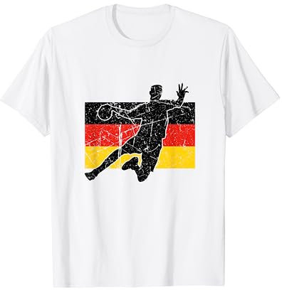handball deutschland deutschland handballer vintage bundesflagge T-Shirt