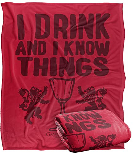 GAME OF THRONES Blanket, 152 x 127 cm The Tyrion Silky Touch Super Soft Throw Blanket