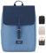 LARKSON Rucksack Damen Klein Blau - Ida - Kleiner Damenrucksack für Freizeit, Uni oder City - Mit Laptop Fach (bis 13 Zoll) - Elegant & Nachhaltig - Wasserabweisend
