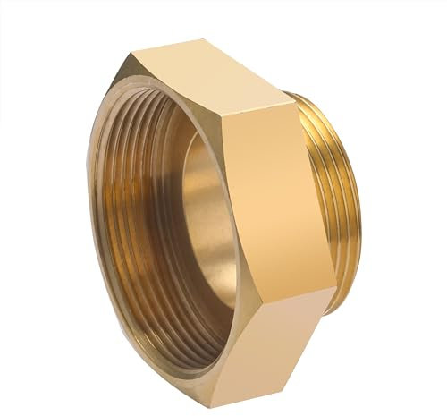 Racor Marsella rosca hembra 2 - macho 11/2 reducido | Compatible con agua potable fría y caliente | Ideal para fontanería y calefacción | Resistente, duradero y fácil de instalar | QUICK PLOMBERIE