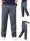 Aotoyou Pantalon Chino Homme Coupe Droite Elastique Taille Gris XXL
