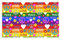 Fiokroo Hippie-Flagge mit Friedenszeichen und Liebe, 90 x 150 cm, Polyester, Gartenflagge, Friedensymbole, doppelseitiges Banner für Hof, Rasen, Veranda, Balkon, Heimdekorationen