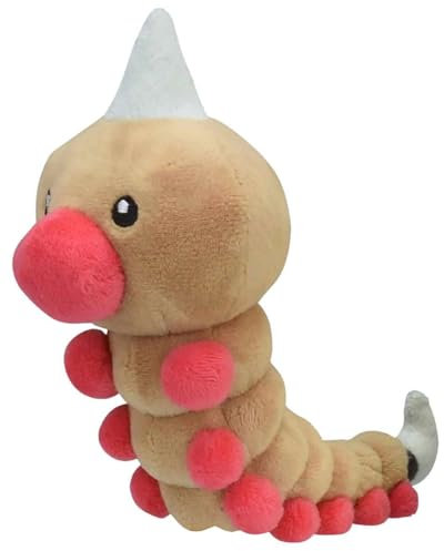 Pokémon Center: Weedle Sitting Cuties Plüsch, 19,5 cm, Mehrfarbig