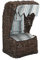 Webavita Miniatur Strandkorb 9cm x 18cm x 10cm