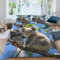 Pechiwuo Koala Bettwäsche 135x200 Weich Kuschelige Mikrofaser 3D Druck Australien Bettwäsche-Sets Bettbezug und 2 Kissenbezug 80x80 cm mit Reißverschluss A-7505