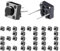 200pcs Tact Button Switch 6x6x5mm PCB Momentary Tactile Tact Push Button Switch SPST Miniature/Mini/Micro/Small PCB (2 pines)