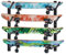 BiJun Skateboard-Wandhalterung, Snowboard-Wandhalterung, horizontales Ski-Wandregal, Skateboard-Rack, Aufbewahrungshalter, Longboard-Aufhänger