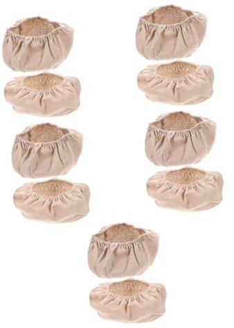 TOPBATHY 5 Sätze Korbbezug Aus Fermentiertem Rattan Banneton-tuch Runden Tablett Mini Platzsparend Brotbackkorb Liner Teigbrot-backtucheinlage Brotkorbabdeckung Zum Backen Stoff 2 Stück * 5