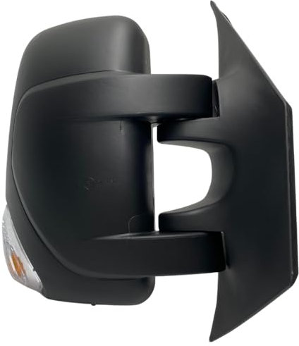 Spieg Außenspiegel Rechts für Renault Master 3 2010-2024 | Opel Movano B 2010-2021 | Nissan NV400 2010-2021 Manuell Einklappbar, Kurzer Arm, Temperatursensor, Blinklicht, 9 PIN