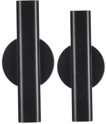 ROMISBABA 2pièces Vase Mural Métal pour Fleurs Lot de Supports Décoratifs Suspendus Installation Facile pour Décoration Murale Salon Cuisine Et Chambre
