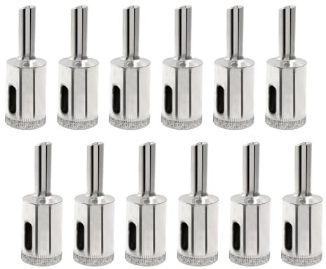 Cjueiom Lot de 5 forets diamantés de 20 mm pour scie-cloche pour céramique, carrelage, porcelaine, marbre, granit