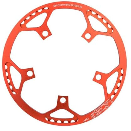 Wjsdsg Klappbare Fahrrad Kurbelgarnitur BMX 48/50/52/54/56/58 Zahn Stirnradgetriebe Negativ Einzelscheibe Vierkantloch Kurbel Kettenrad Kettenblatt