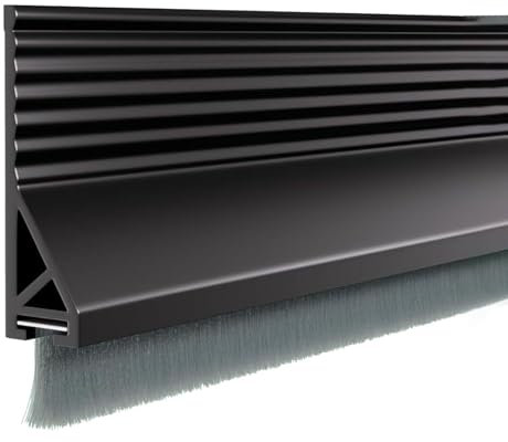 Jiimhte Blocca spifferi per porte, ferma spifferi per porte - Tappo antispiffero adesivo multiuso per porta,Tappo antispiffero sottoporta resistente all'usura, spazzata inferiore della porta per