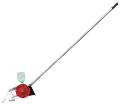 Fonowx Manual Seeder for Vegetables Hand Push Tool Portable Garden Accessory, without Rear Roller
