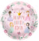 Folat 27493 Prinzessin Geburtstag Deko Rosa - Folienballon - Pretty Princess - 45 cm - Luftballons Helium für Prinzessinparty