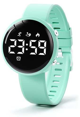 CNBRO Fitness Tracker Watch with Step Counter Calorie Waterproof Pedometer Vibrating Alarm Digital Watches for Men Women Running Walking Workouts(NO APP)
