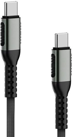 acce2s Câble Charge Rapide pour Doro Leva L30 L20 L10, Aurora A10 A30, 8220 8062 8100 Plus 100W USB-C Tressé