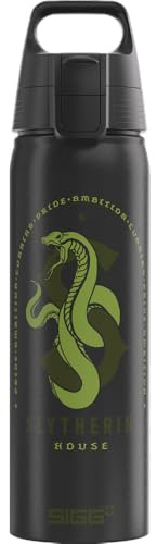 Sigg - Aluminium Water Bottle - WMB ONE Slytherin - Suitable for Carbonated Drinks - Leak-Proof - Feather-Light - BPA-Free - Sports & School - 0.75 L