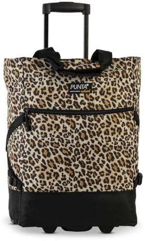 Punta® Shopping Trolley (33 L) - Sturdy Shopping Trolley for Effortless Shopping with Quiet Running Skater Wheels - Perfect as Shopper and Weekender - Foldable Shopping Trolley
