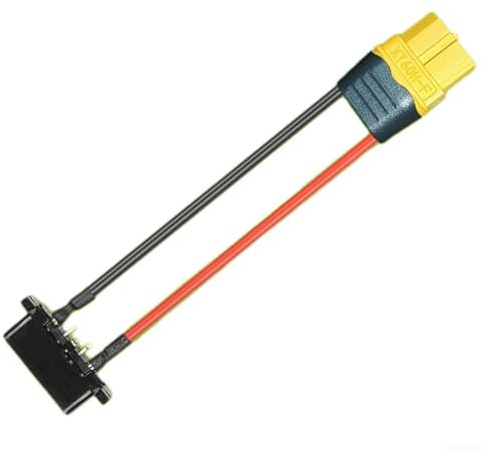 TDCuizent Electric Bicycle for battery Charging Cable 4-Pin/5-Pin to Connector PVC and Metal Extension Wire for Hailong for battery Cases for E-Bike and Scooter Power Systems(5pin female+XT60)