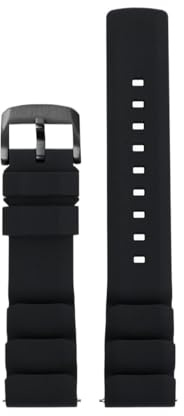 ZXZVRUHMC Bracelet de montre universel en silicone 22 mm et 24 mm compatible avec Seiko, Tissot, Breitling, Omega, Panerai et Citizen (bracelet de sport/plongée for homme).