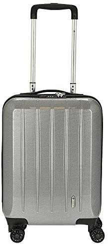 CHECK.IN London 2.0-4-Rollen-Trolley 50 cm carbon silber