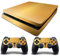 Happyit PS4 Slim Skin Sticker Autocollant Protecteur de Peau de décalque de Vinyle pour Sony Playstation 4 Slim Console + 2 Peaux de contrôleur (A) (A4)