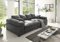 Reboz Big Sofa Vintage schwarz Hellbraun Dunkelbraun Megasofa (Vintage Schwarz)