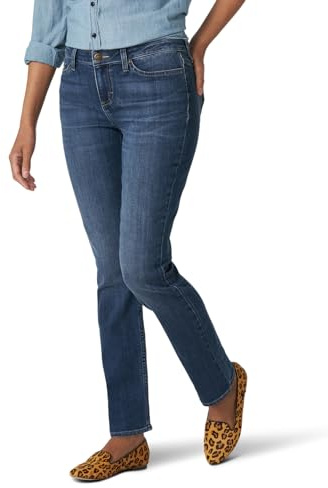 Lee Women's Legendary Mid Rise Straight Leg Jean Seattle 10