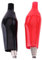 Fafeicy 20 pezzi 28 mm clip a coccodrillo in metallo, morsetto elettrico coccodrillo per misuratore di sonde di prova materiale manica in PVC ne-ro e rosso, Puntali Multimetro