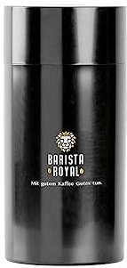 Barista Royal Premium Kaffeedose Vakuum Luftdicht 800g Kaffeebehälter Aromadose Vorratsdose Kaffeebohnenbehälter Aromadicht Kaffeebox für Kaffeebohnen Kaffeepulver Tee Nüsse Kakao Schwarz