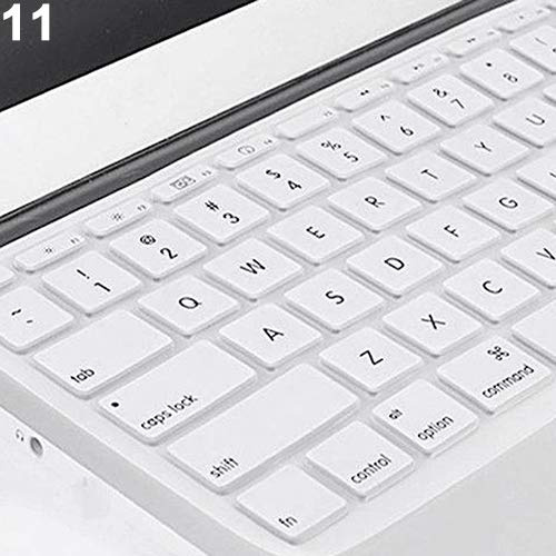 ohfruit Silikon-Tastaturschutz für MacBook / Laptop, Weiß