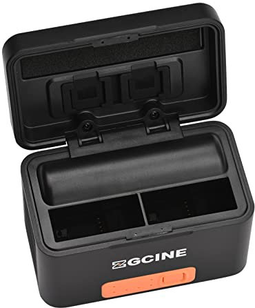 burko PS-G10 - Mini batteria portatile per fotocamera sportiva, 5200 mAh, senza fili, doppia batteria con porta di tipo C, ricambio per GoPro Hero 10 9 8 7 6 5*
