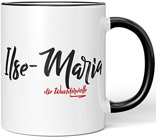 JUNIWORDS Tasse, Ilse-Maria, die Wundervolle, Schwarz (5245164)
