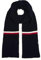 TOMMY HILFIGER TH Monotype Chunky Knit Scarf Space Blue