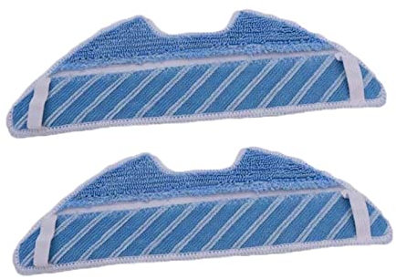 Cepillo lateral de repuesto Compatible con Cecotec Conga 1290 1390 1490 1590 Dust Hepa Filter Mop Pad Robot aspirador repuestos (Color : 2pcs mop)