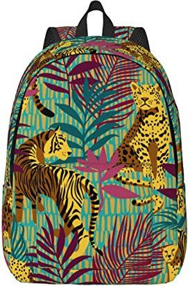 Backpack Casual Lightweight African Animals Laptop Backpack Men Women Travel Bag Outdoor Canvas Daypack