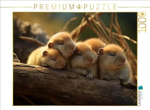 CALVENDO Puzzle EIN Motiv aus dem Kalender Nach Art der Lemminge | 1000 Teile Lege-Größe 64 x 48 cm Foto-Puzzle für glückliche Stunden