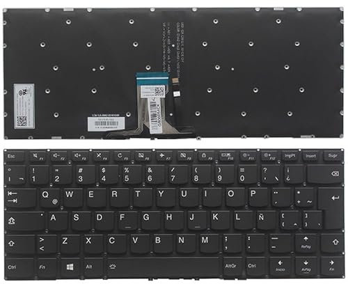 SWINKU New Latin LA Laptop Keyboard For Lenovo Yoga 510-14AST 510-14IKB 510-14ISK 710-14IKB 710-14ISK 710-15IKB 710-15ISK Backlit