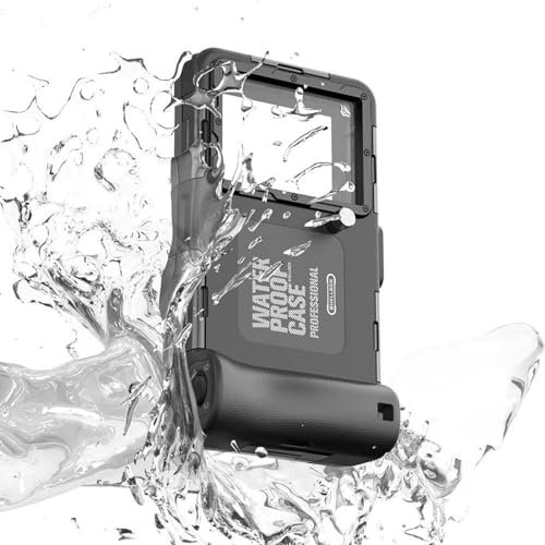 Funda para teléfono móvil de esnórquel subacuática, funda impermeable para teléfono móvil, funda de buceo para esnórquel, IP68 impermeable, teléfono de buceo profesional, funda impermeable