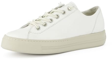 Paul Green Damen, Frauen Low-Top Sneaker,schnürer,Plateausohle,Halbschuhe,straßenschuhe,Strassenschuhe,Sportschuhe,Offwhite (JA),38.5 EU / 5.5 UK