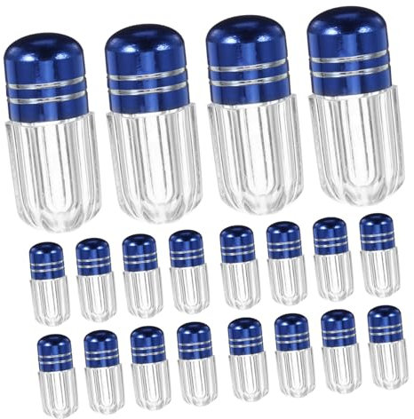 Gatuida 20 Piezas Botella De Medicina De Viaje Botellas De Spray Enfriadoras De Alta Resistencia Botella De Spray De Viaje Contenedor De Cosméticos Recargable Contenedor De Bebida