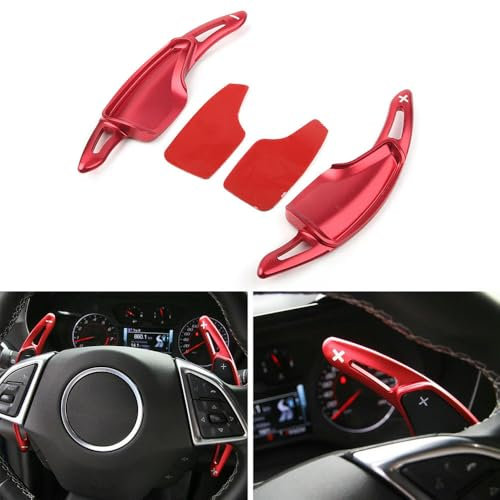 JQHXFDC- 2pcs Auto Lenkrad Paddle Shift Erweiterungen Shifters - passt für Chevrolet passt für Camaro LS LT ZL1 2016 2017 2018