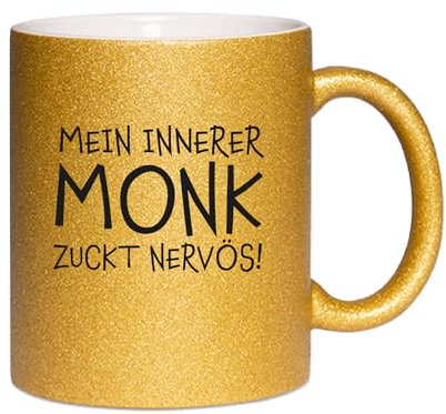 HENKELHELDEN | Mein innerer Monk zuckt nervös | in vielen Glitzerfarben und Varianten erhältlich!