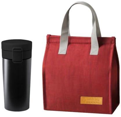 Vaso térmico antigoteo para café + Bolsa Térmica porta café de diseño con aislante térmico, Termo cafe para llevar Vaso termico cafe.