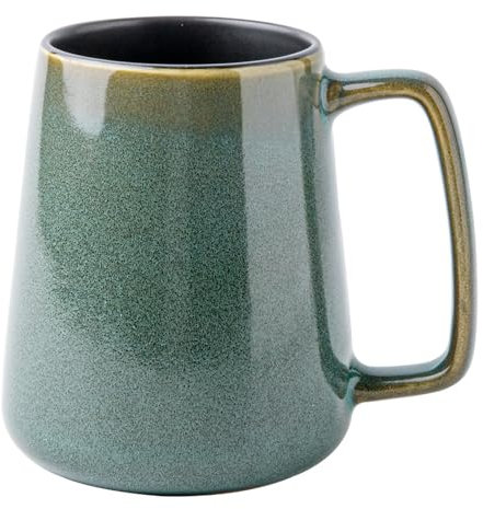 Haayymo Tazze da caffè grandi in ceramica da 700 ml, tazze extra large, per cappuccino, latte, cioccolata calda o tè caldo, regalo per compleanno/Natale/San Valentino (Indigo naturalis)