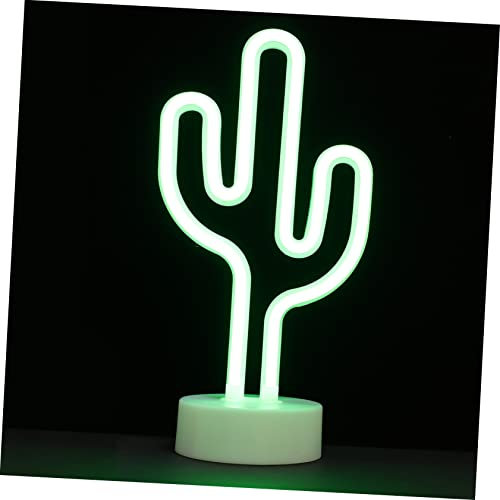 NUOBESTY Green Cactus Led Light Led Lamp for Plant Growth Neon Lights for Bedroom Cool Lamp USB Power