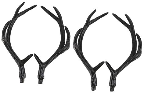 Kichvoe 2 Paires Diadème Cerf Accessoires Diy pour Costumes Décoration de Noël