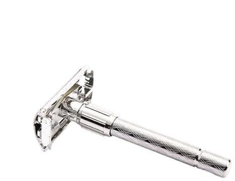 Harilla 6x Einstellbarer Rasierhobel mit Klinge, Traditioneller, Klassischer Langer Griff für Die Reise, Heimgebrauch, für,