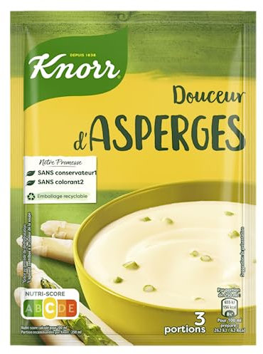Knorr Soupe Douceur d'Asperges pour 3 portions 96 g - Lot de 6